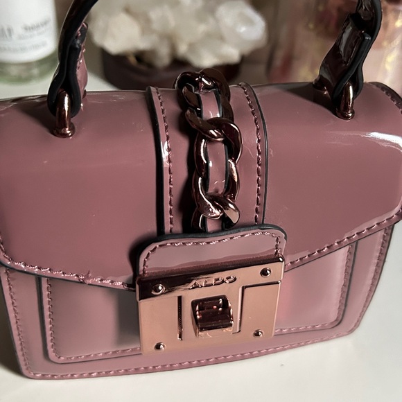 Brand new small mauve Aldo handbag - Picture 2 of 11